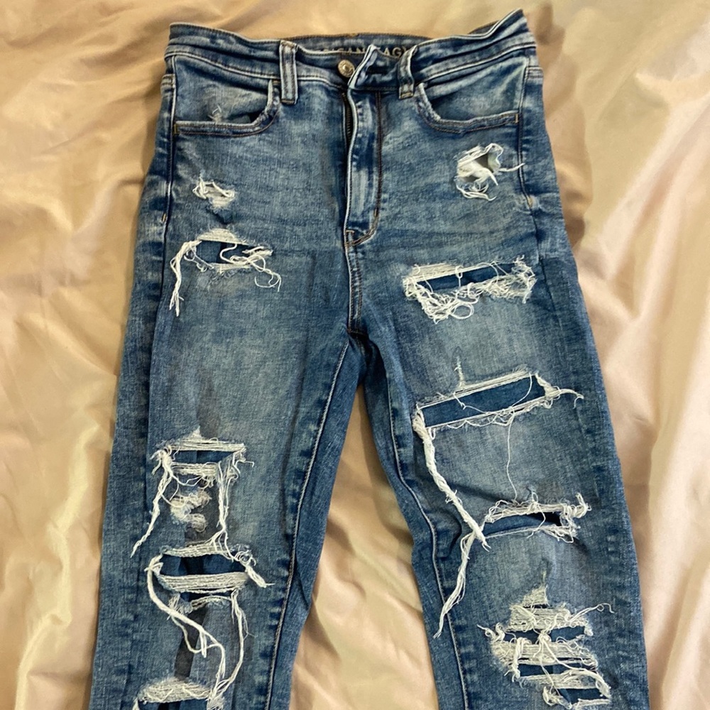 Super stretchy American eagle skinny jeans